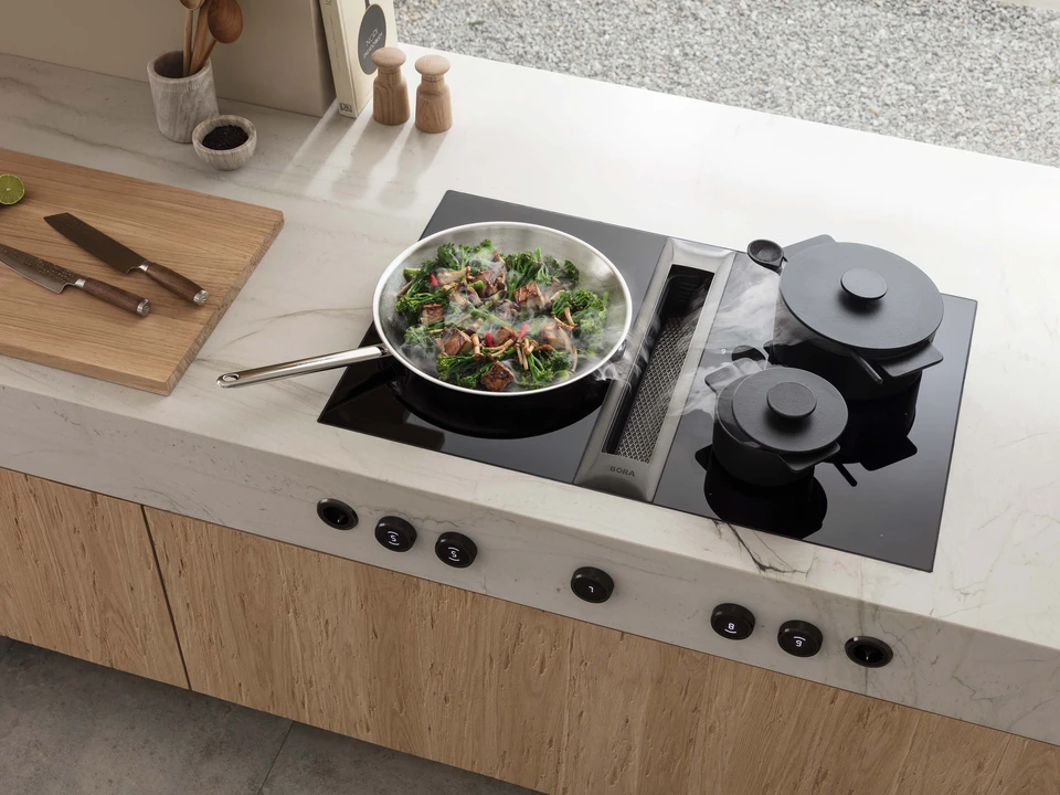BORA Kochfeld Modularsystem Professional 3.0. mit Muldenlüfter
