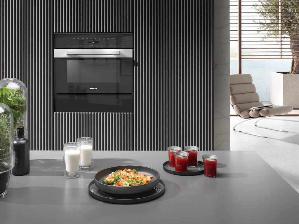 Miele Einbaumikrowelle Bedienung oben Mikrowellen
