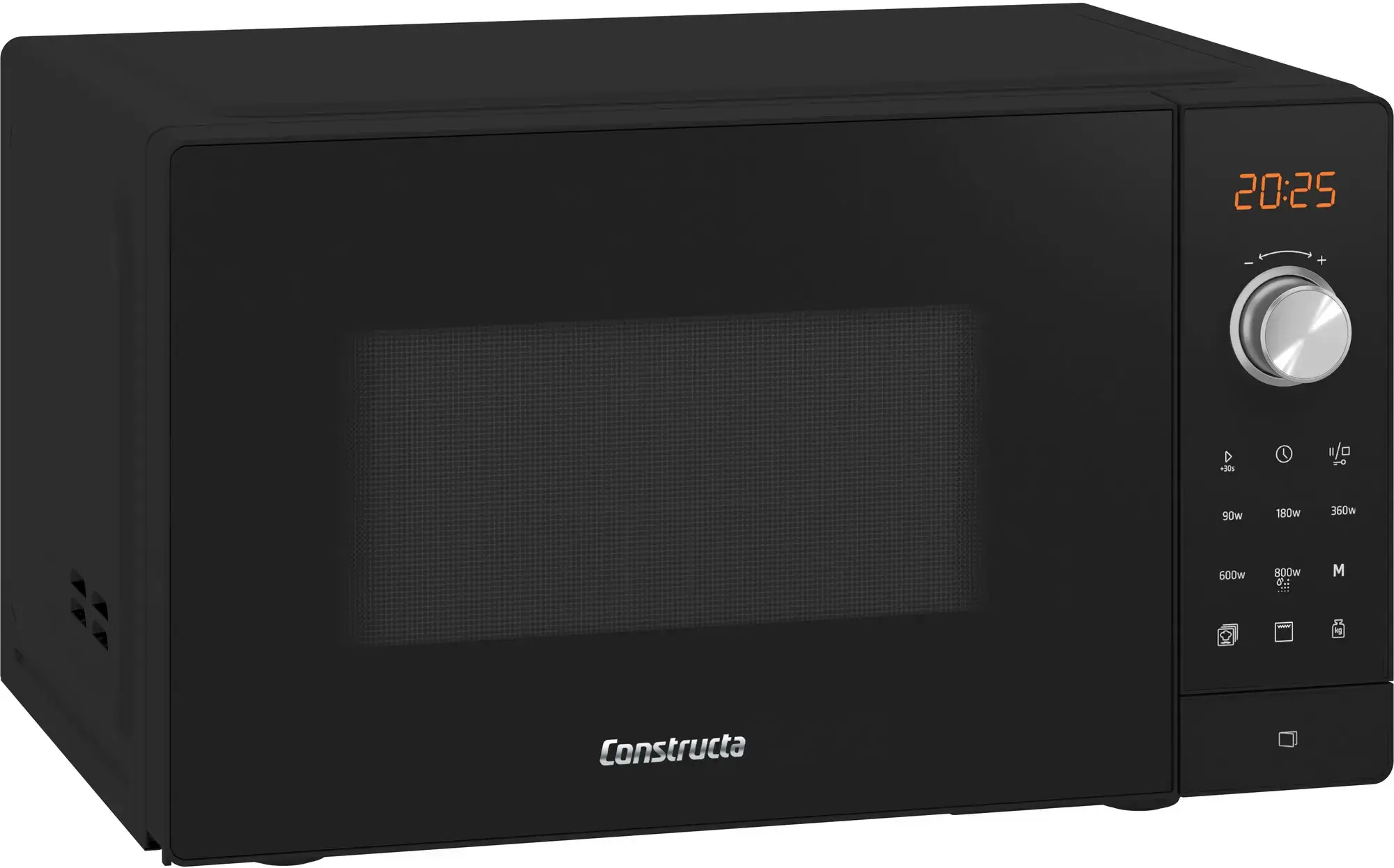 Constructa freistehende Mikrowelle seitlich