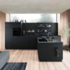 Häcker Moderne L-Küche Perfect Soft Schwarz